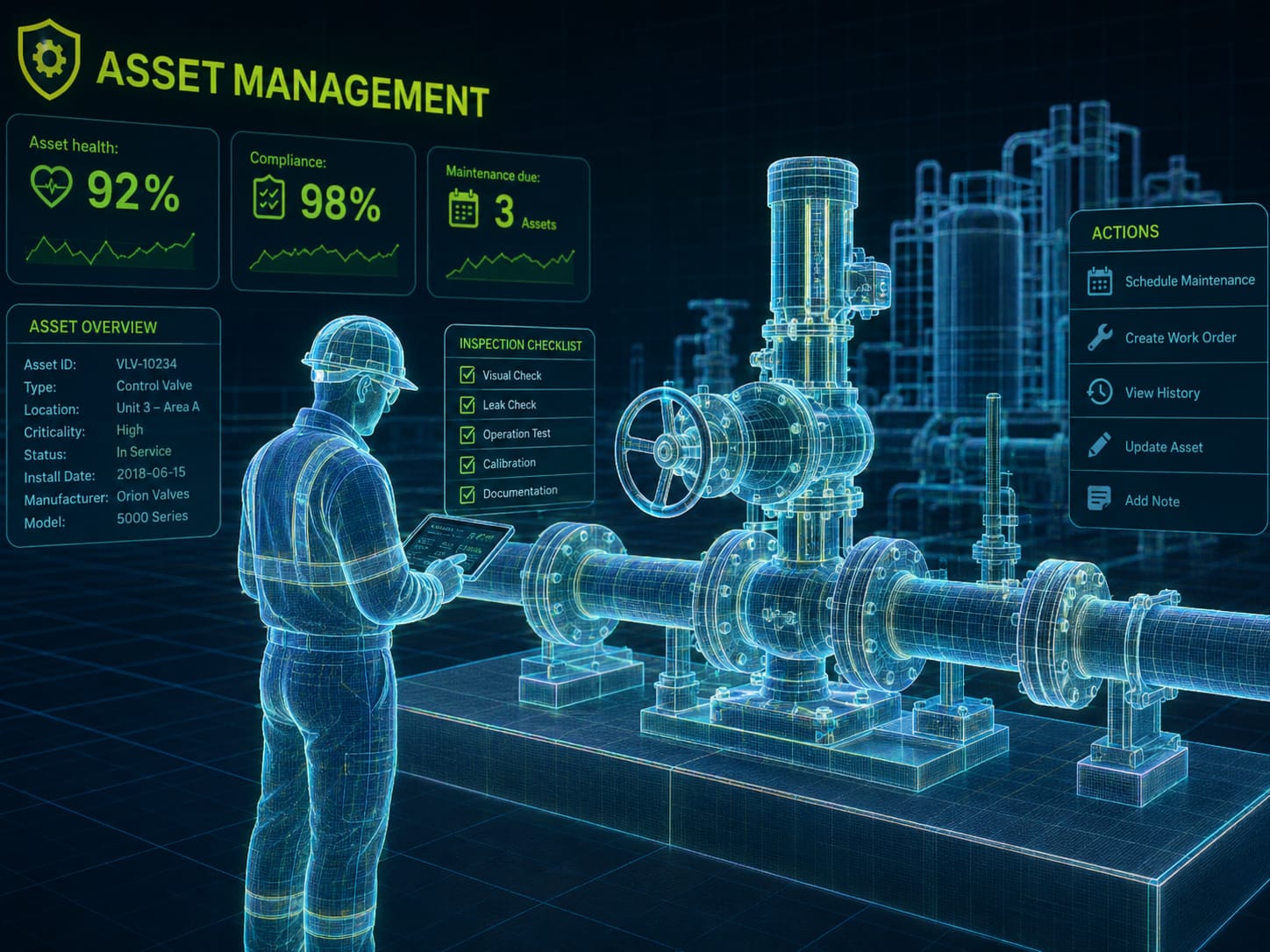 AI-powered asset management platform